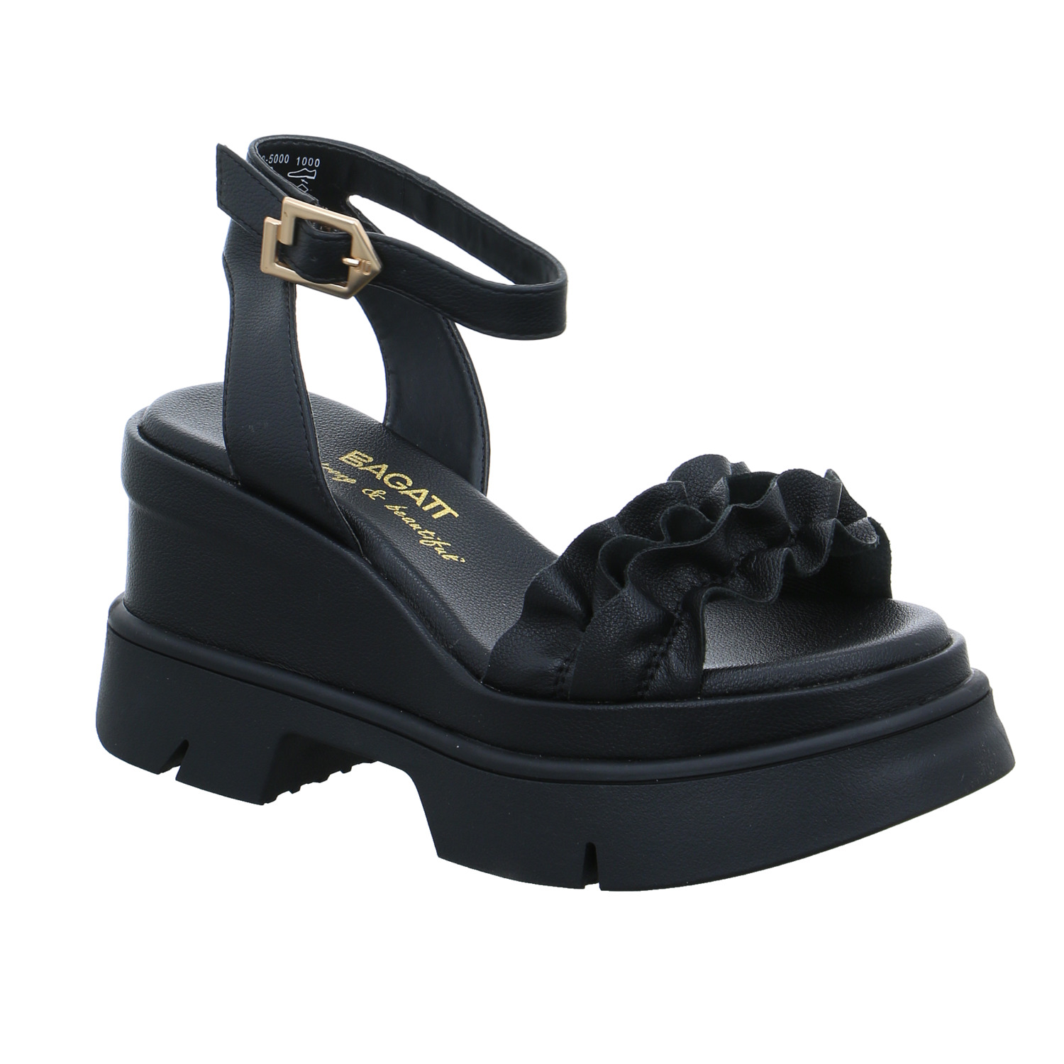BAGATT Sandalette Schwarz Lederimitat