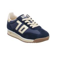 * Sneaker Navy Leder
