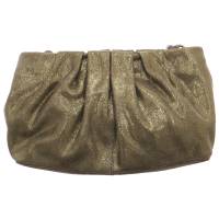 PIECES Clutch / Abendtasche Olive Leder