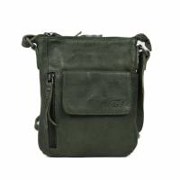 BEAR DESIGN Handytasche Grün Leder Handybag