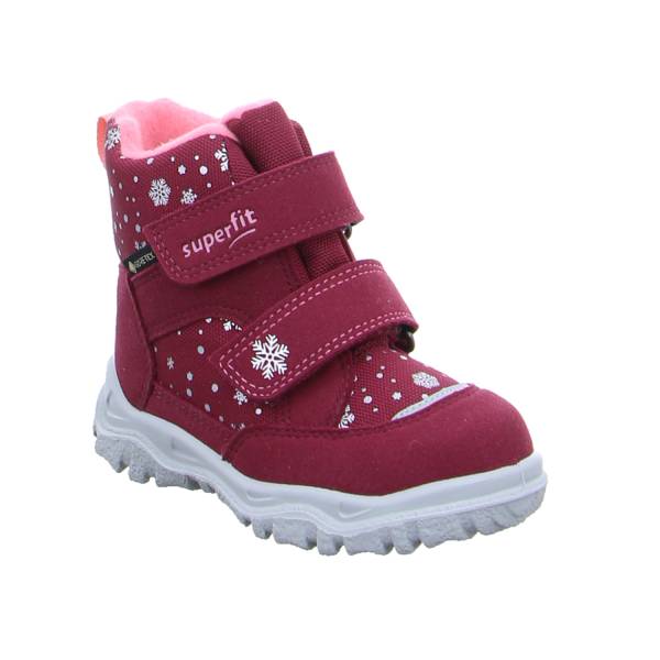 Bild 1 - SUPERFIT Kleinkinder-Snowboot Membran Rot Textil Baby-Winterstiefel Mädchen