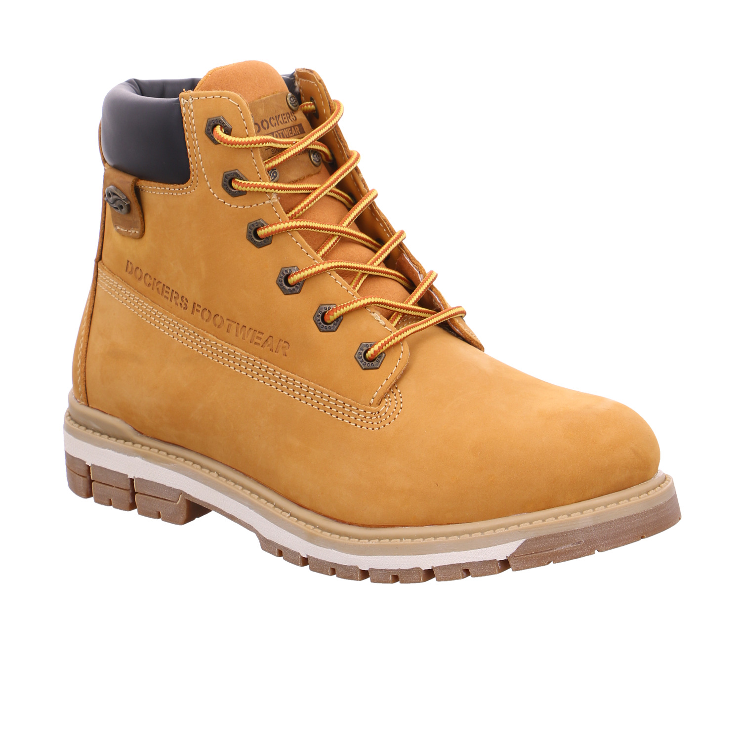 DOCKERS Boots Beige Leder