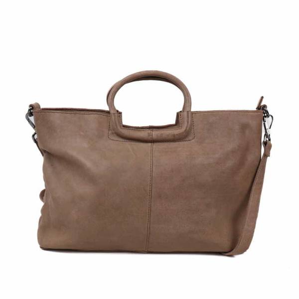 Bild 1 - BEAR DESIGN Henkeltasche Taupe Leder