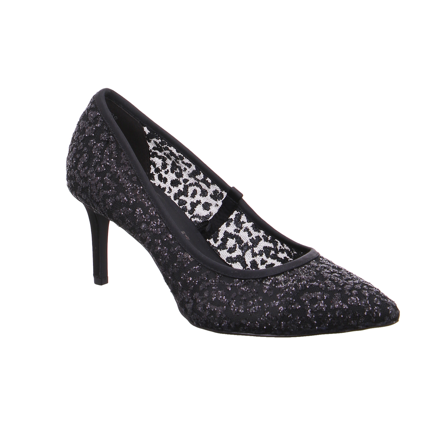 TAMARIS Pumps Schwarz Textil