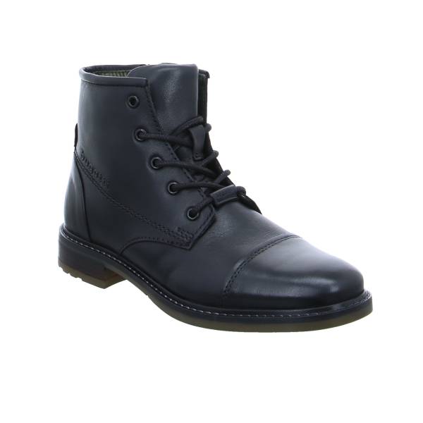 Bild 1 - BUGATTI SHOES Winter-Boots Schwarz Leder
