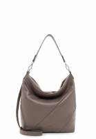 RUE68 Beuteltasche Taupe Lederimitat