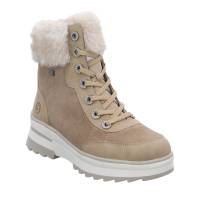 Bild 1 - REMONTE Comfort-Snowboot Beige Leder mit TEX Membrane Bild 1 - REMONTE Comfort-Snowboot Beige Leder mit TEX Membrane
