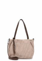 EMILY & NOAH Shopper Taupe Lederimitat mit Bag in Bag Ja