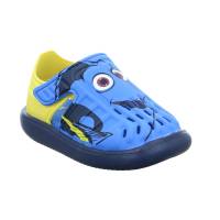ADIDAS Kleinkinder-Sandale wasserfest Blau Synthetik Babysandale