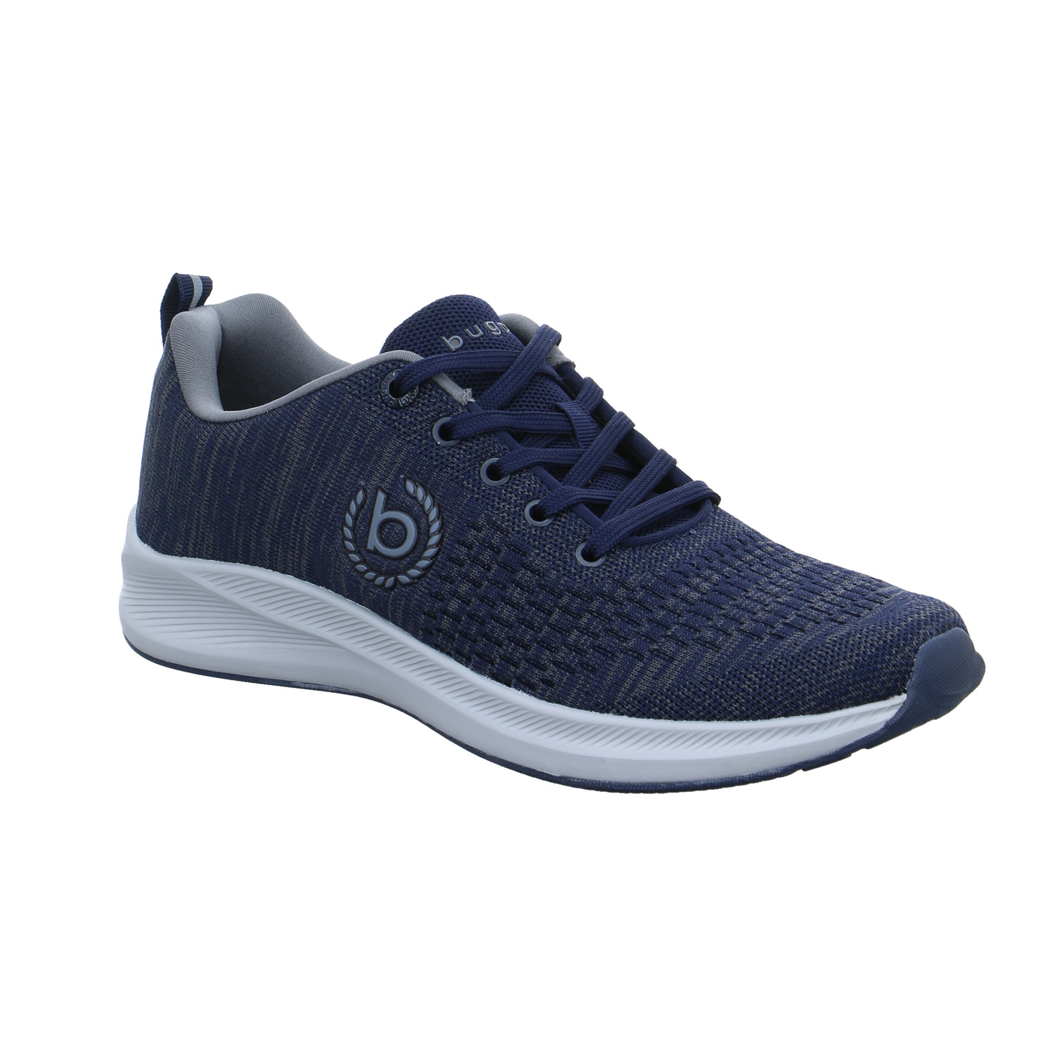 BUGATTI SHOES Halbschuhe Sneaker Stoff Blau Textil