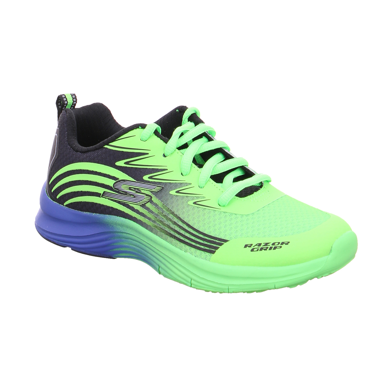 SKECHERS Jungen-Halbschuh Binder Limette Textil Sneaker AR8646 SKECHERS Jungen-Halbschuh Binder Limette Textil Sneaker AR8646