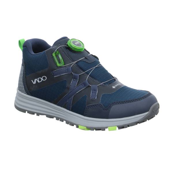 Bild 1 - VADO Jugend-Boot Blau Textil Sneaker high