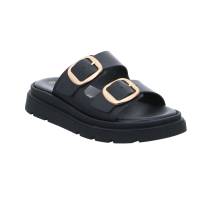 TAMARIS Pantolette Schwarz Leder