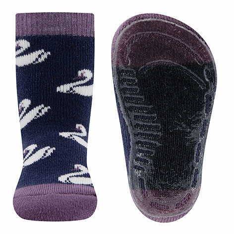 Bild 1 - EWERS Antirutsch-Socken Dunkelblau Textil