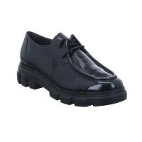 PAUL GREEN Schnürschuh Schwarz Leder
