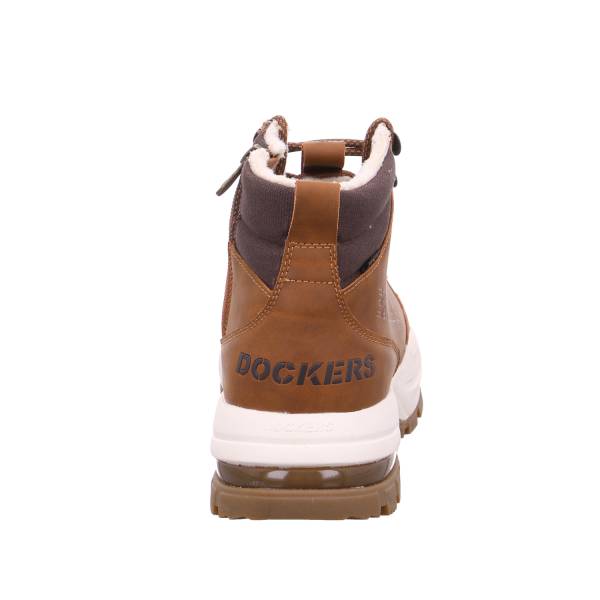 Bild 4 - DOCKERS Winter-Boots Cognac Lederimitat