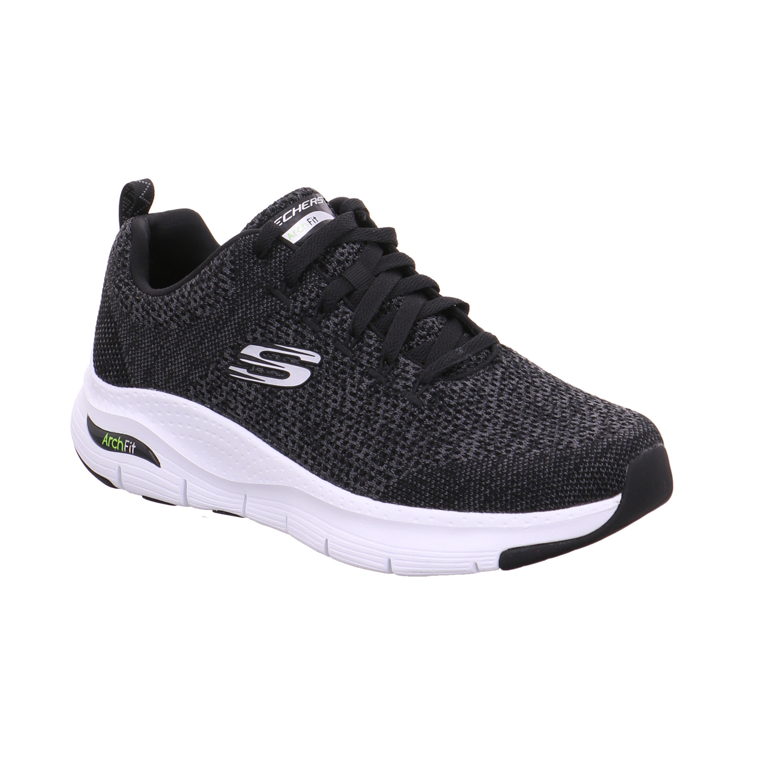 SKECHERS Halbschuhe Sneaker Schwarz Synthetik