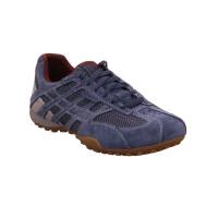 Bild 1 - GEOX Halbschuhe Sneaker Blau Leder Bild 1 - GEOX Halbschuhe Sneaker Blau Leder