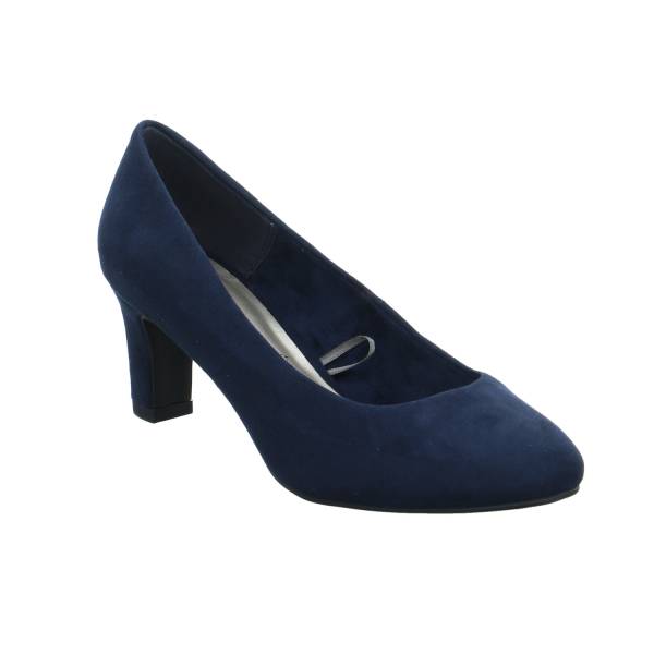 Bild 1 - JANE KLAIN Pumps Blau Lederimitat