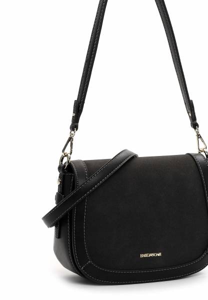 Bild 4 - EMILY & NOAH Umhängetasche Schwarz Lederimitat Ja