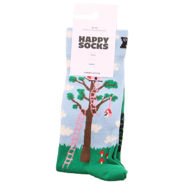 Bild 1 - HAPPY SOCKS Freizeitsocken Hellblau Textil