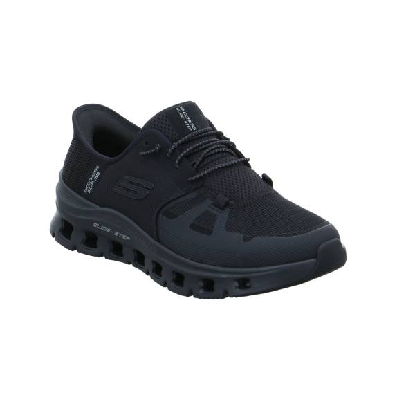 Bild 1 - SKECHERS Halbschuhe Sneaker Stoff Schwarz Synthetik