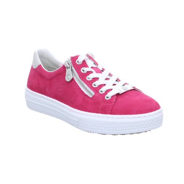 Bild 1 - RIEKER Sneaker Pink Leder