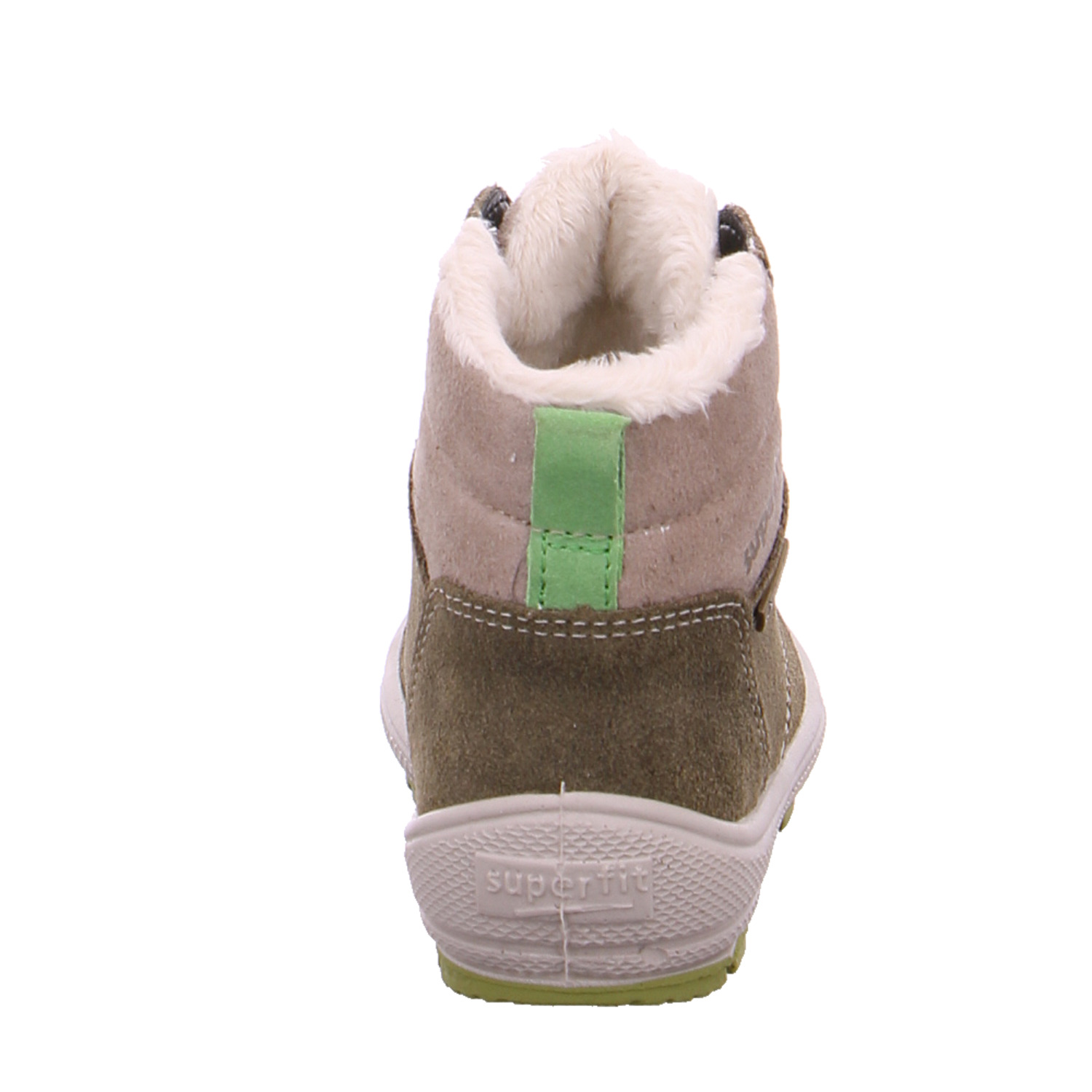 SUPERFIT Kleinkinder-Winter-Bottine Grün Textil Baby-Boot AR8875