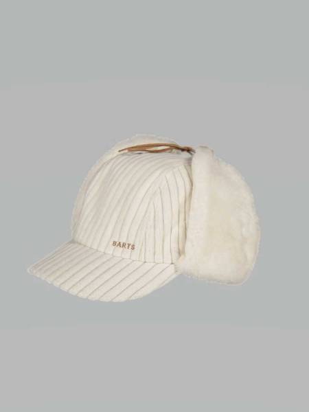 Bild 1 - BARTS Mode-Hut Offwhite Textil herunterklappbare Ohren