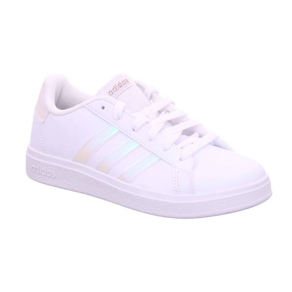 Bild 1 - ADIDAS Kinder Sportschuh Weiss Lederimitat