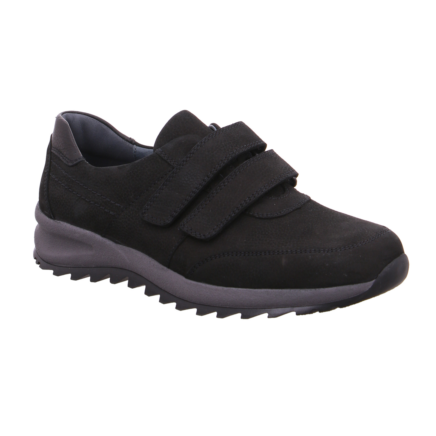 WALDLÄUFER Halbschuh Schwarz Leder