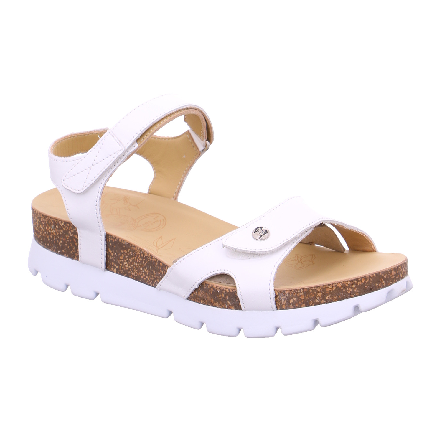 PANAMA JACK Sandalette Weiss Leder PANAMA JACK Sandalette Weiss Leder