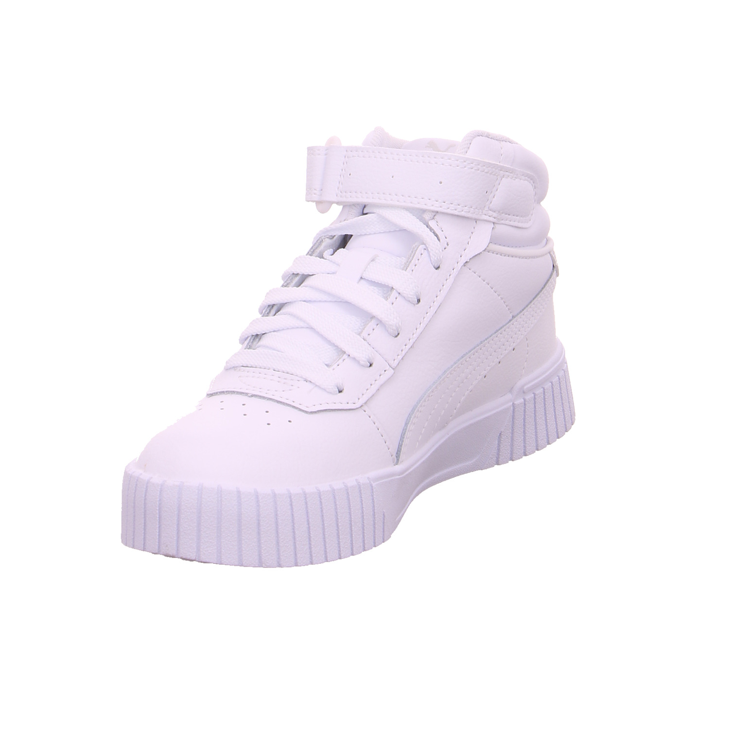 PUMA Kinder Sportschuh Weiss Leder AR6574