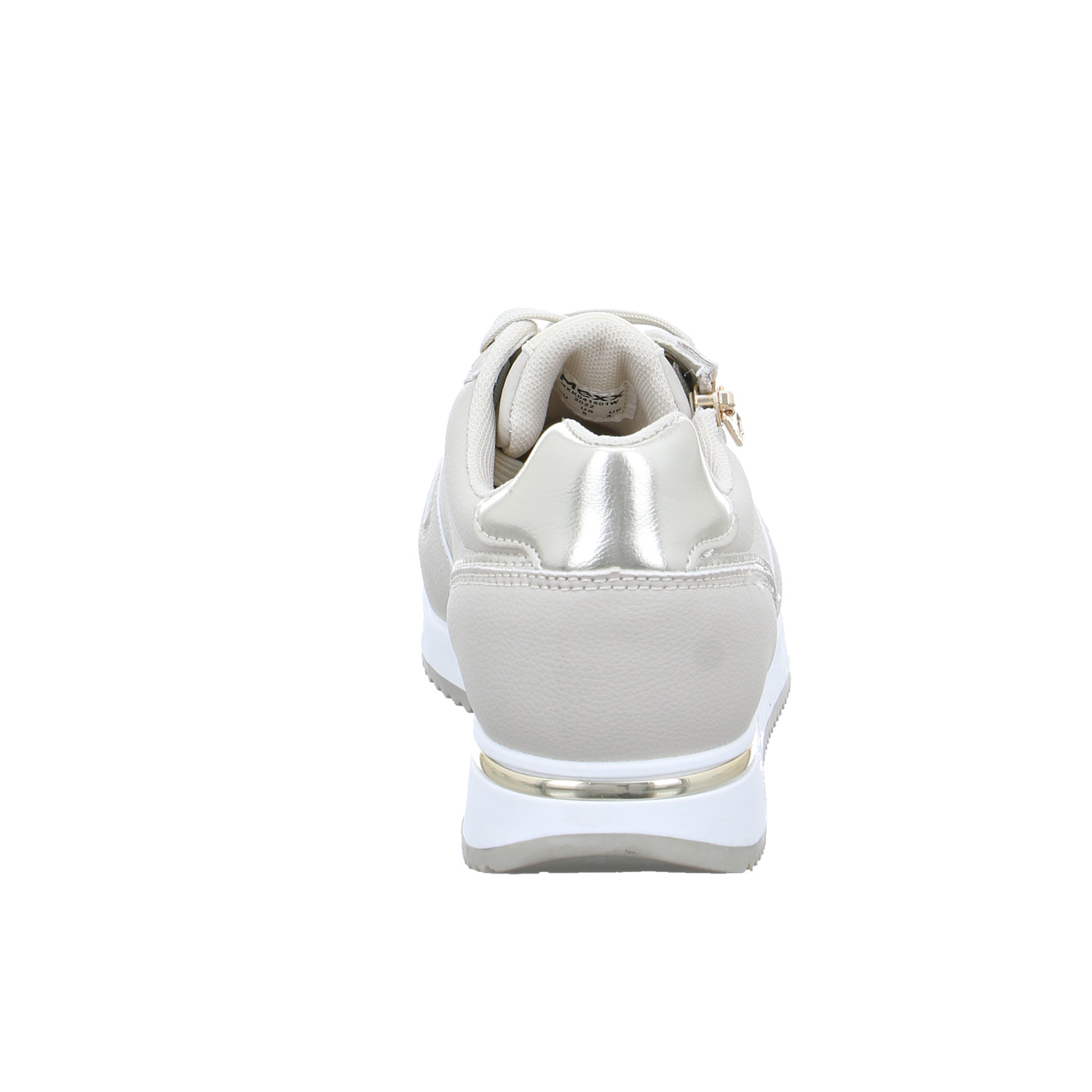 MEXX Sneaker Beige Lederimitat mit Wechselfussbett