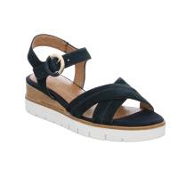 TAMARIS Sandalette Blau Leder