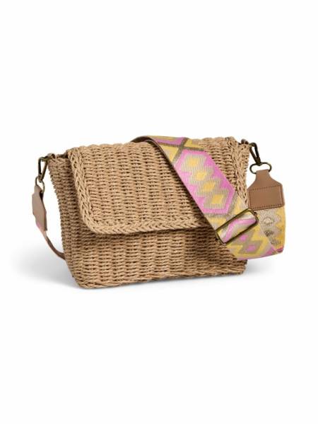 Bild 1 - PIECES Sommertasche Beige Textil Ja