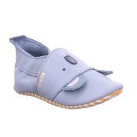 BOBUX Krabbelschuh Grau Leder soft sole