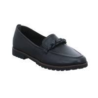 TAMARIS Slipper Schwarz Leder