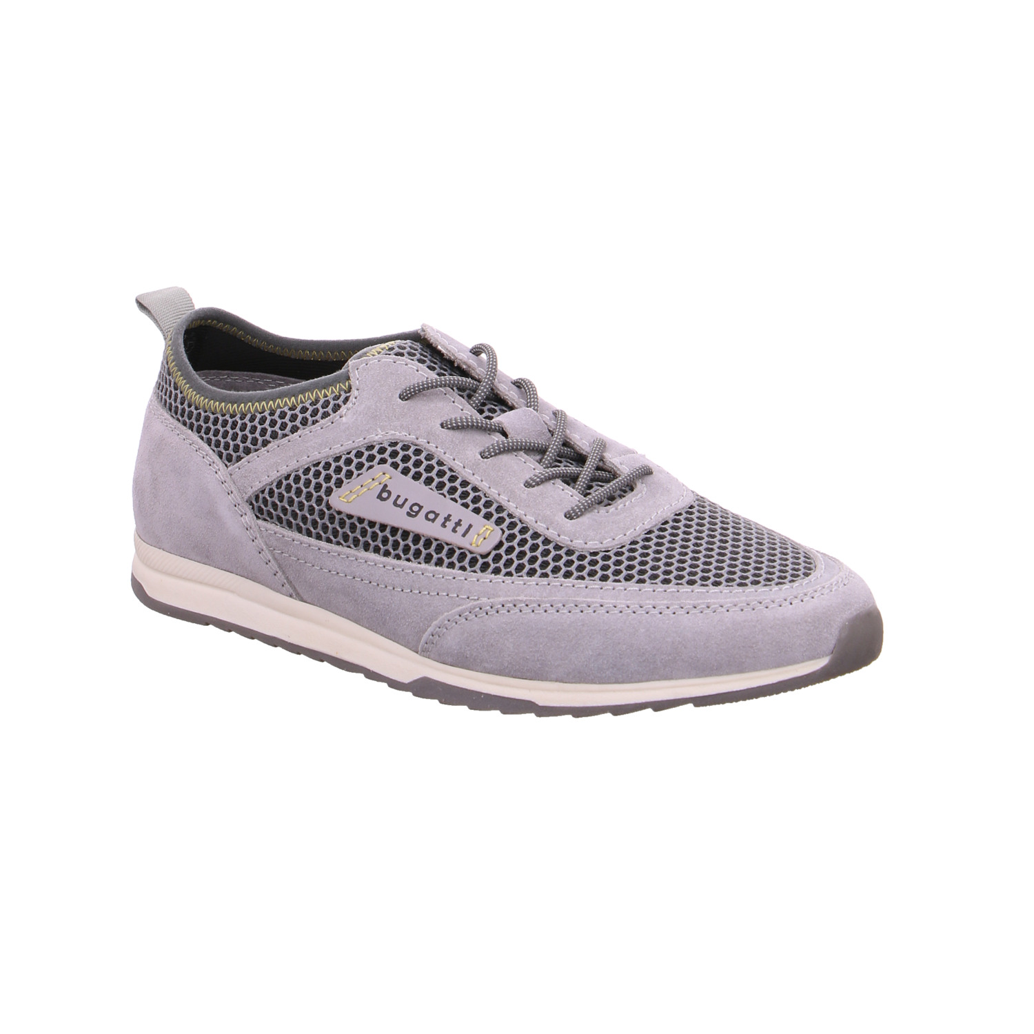 BUGATTI SHOES Halbschuhe Sneaker Grau Leder