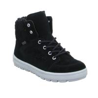 Bild 1 - RICOSTA Mädchen-Winter-Bottine Schwarz Leder Schnür-Boot Bild 1 - RICOSTA Mädchen-Winter-Bottine Schwarz Leder Schnür-Boot