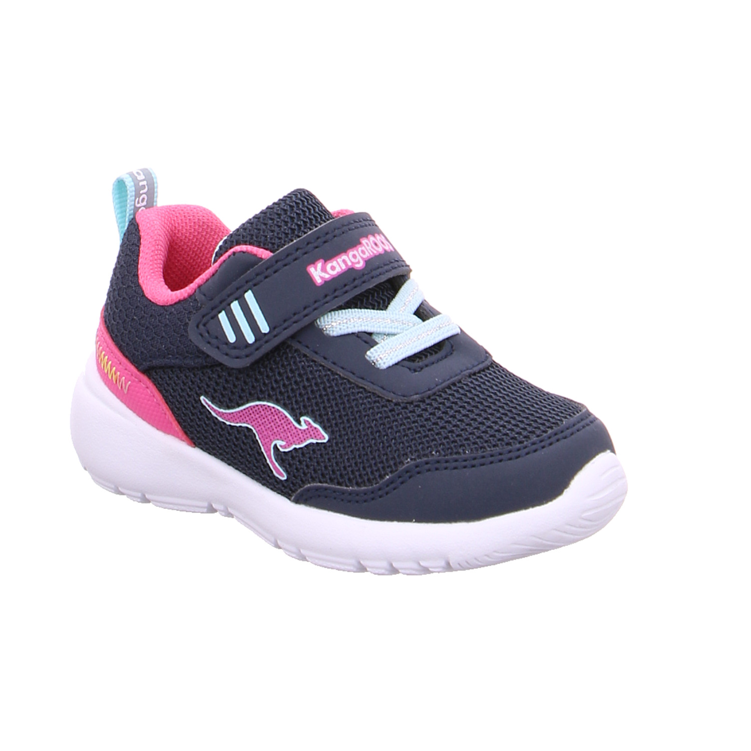 KANGAROOS Baby-Sport-Bottine Dunkelblau Textil Sneaker