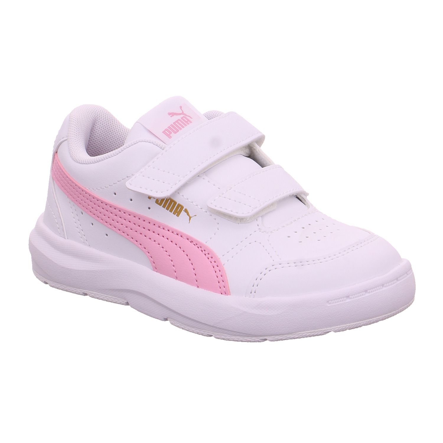 PUMA Kinder Sportschuh Weiss Leder