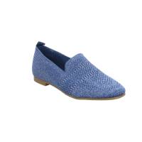 LA STRADA Slipper Jeansblau Textil