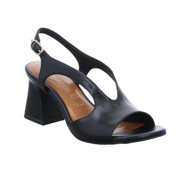 Bild 1 - TAMARIS Sandalette Schwarz Leder