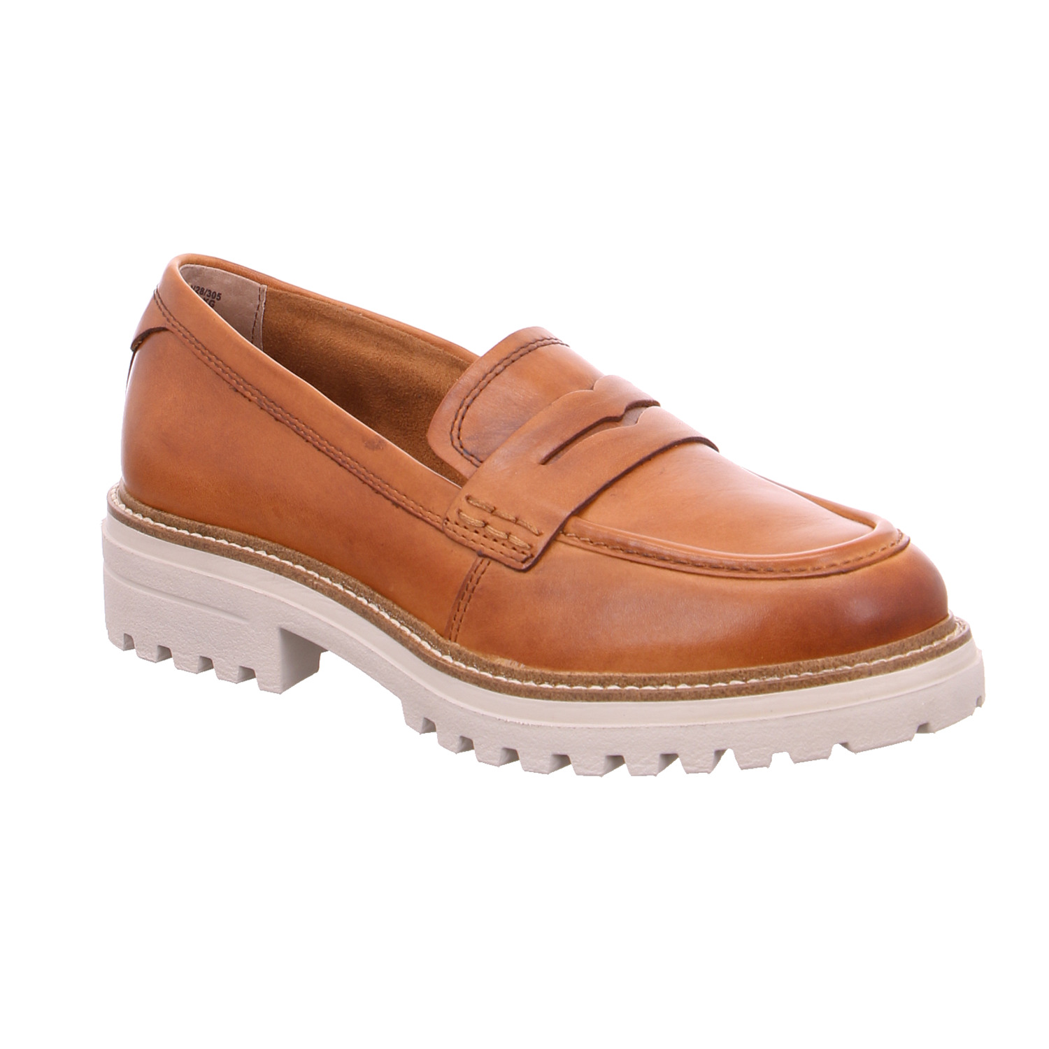 TAMARIS Slipper Cognac Leder