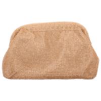 MENBUR Clutch / Abendtasche Gold Textil
