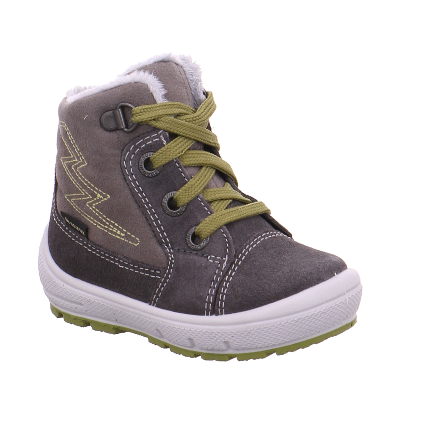 SUPERFIT Kleinkinder-Winter-Bottine Grau Textil Baby-Boot