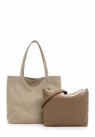 Vorschau: Bild 4 - EMILY & NOAH Shopper Taupe Lederimitat mit Bag in Bag Ja Vorschau: Bild 4 - EMILY & NOAH Shopper Taupe Lederimitat mit Bag in Bag Ja