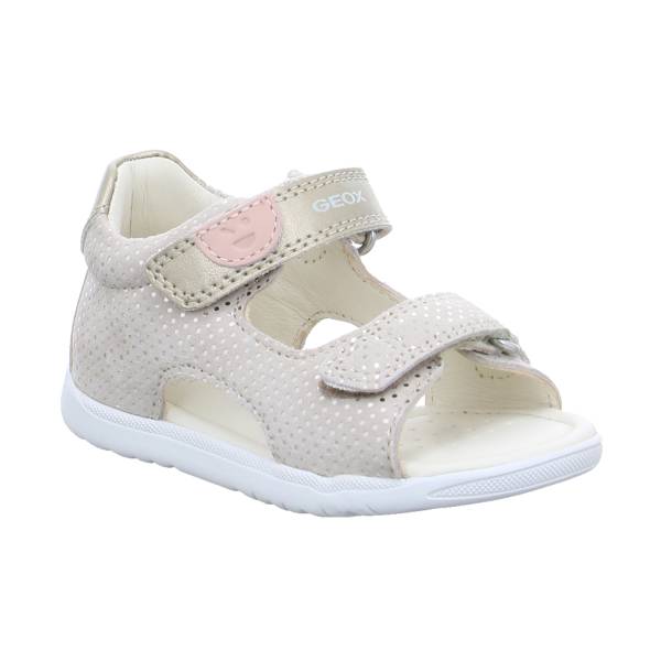 Bild 1 - GEOX Baby-Sandale Beige Leder Minilette