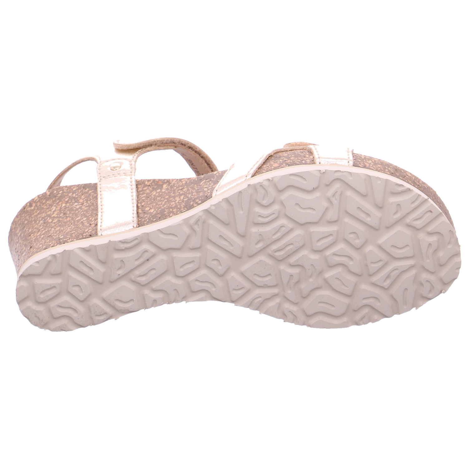 PANAMA JACK Sandalette Gold Leder